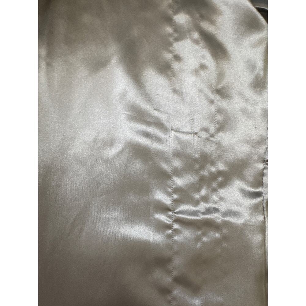 Calvin Klein Wool Blend Belted Wrap Coat – Gray – Size Medium - Picture 10 of 12